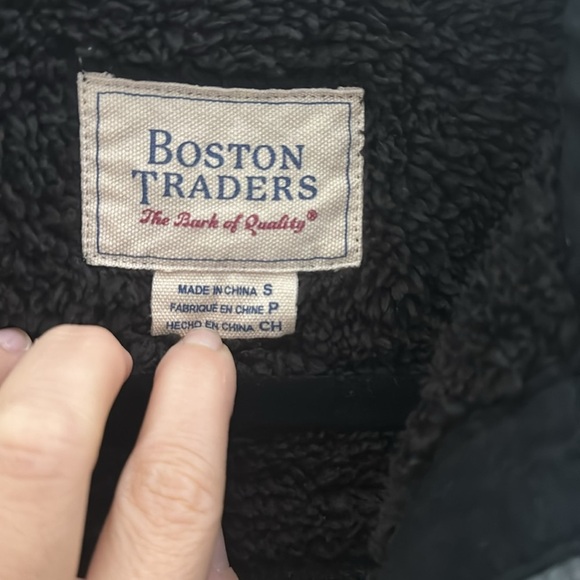 Boston Traders Men’s Gray Black Plaid Sherpa Lined Flannel Jacket Size S - Picture 6 of 6